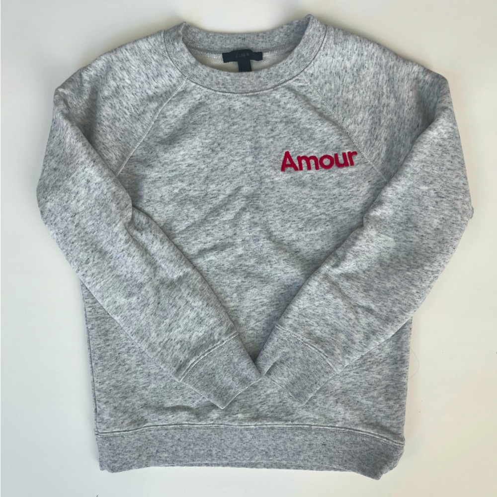 J Crew Amour sweatshirt